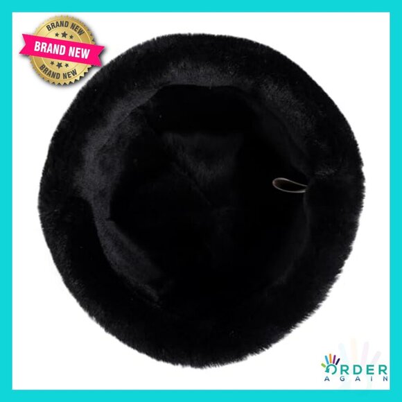 Genuine Sheepskin Leather Shearling Wool Beanie Hat Hand  display picture 3